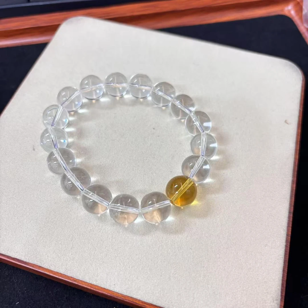 白水晶大点位手串12mm*多样性发一件