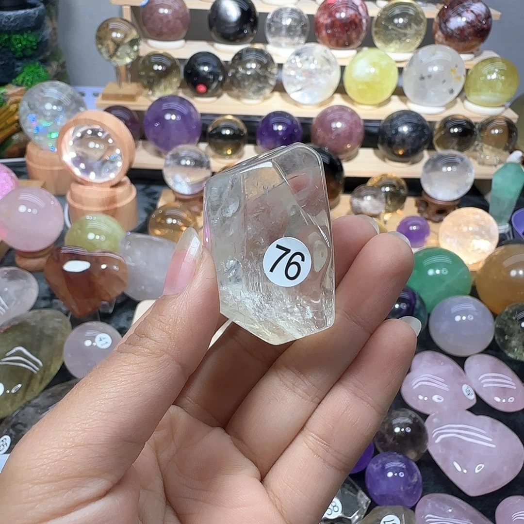 8***候水晶珠宝半成品未镶嵌76
