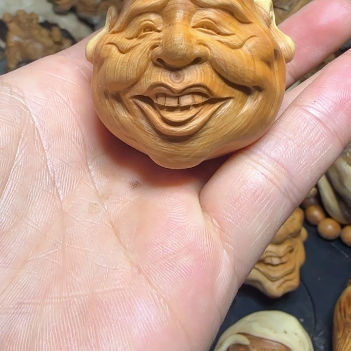 柏木（崖柏）五**全手把件还是摆件