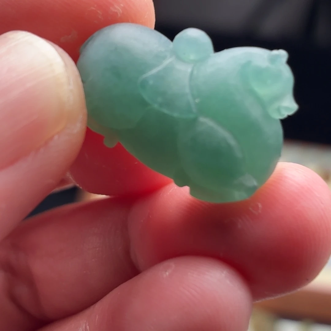 定制翡翠未镶嵌唐马