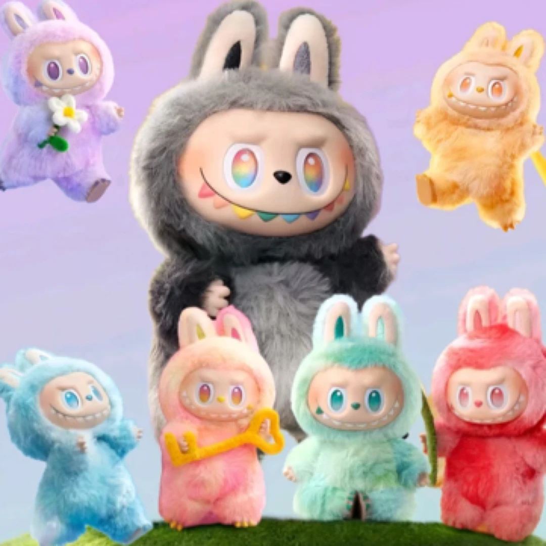 潮玩国版三代labvbv毛绒玩具