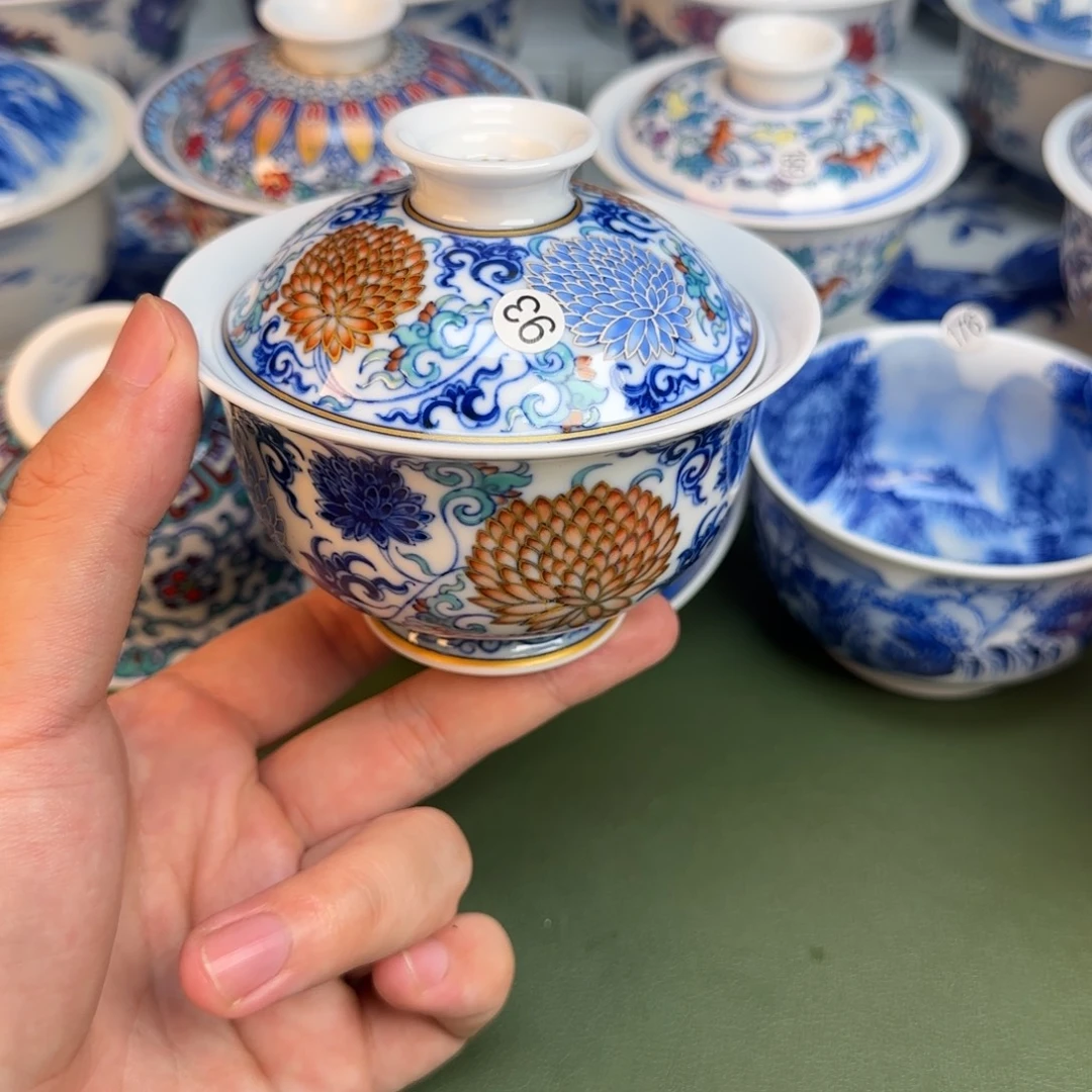 彥祖純手工手繪茶具93