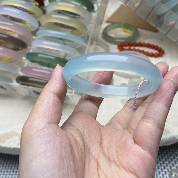 玛瑙/玉髓合金手镯55圈口