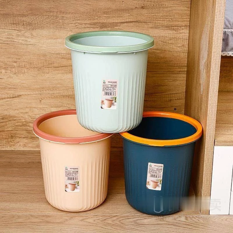 家用垃圾桶连体压圈垃圾袋防滑不掉圈1个颜色随机