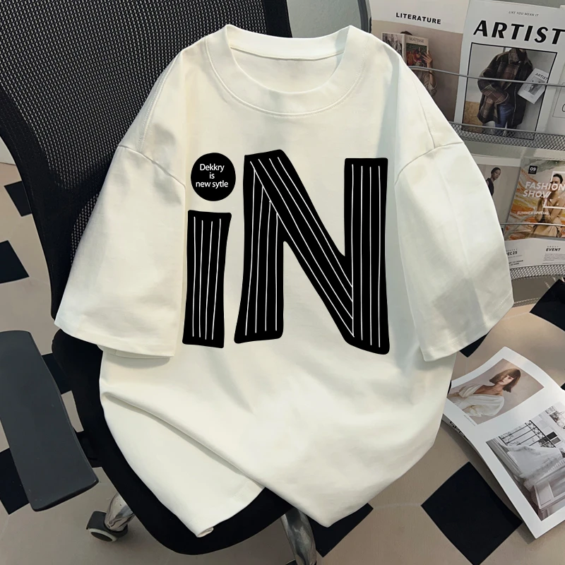 jtrt100%纯棉重磅青少年短袖t恤男女潮牌港风夏季情侣装圆领上衣