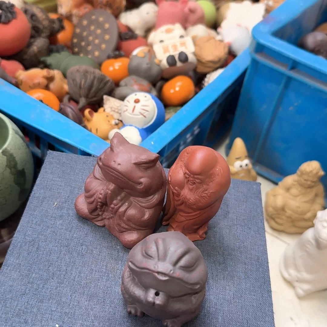 紫砂茶宠雕塑瑕疵茶宠