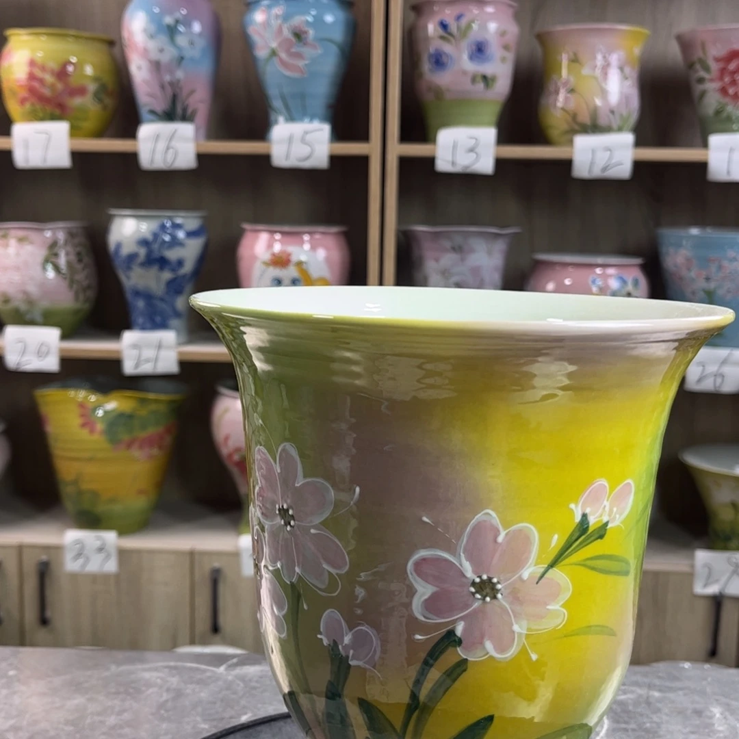 景德镇陶瓷花盆花盆