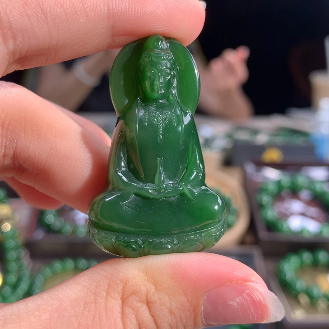 和田玉（碧玉）未镶嵌颈饰