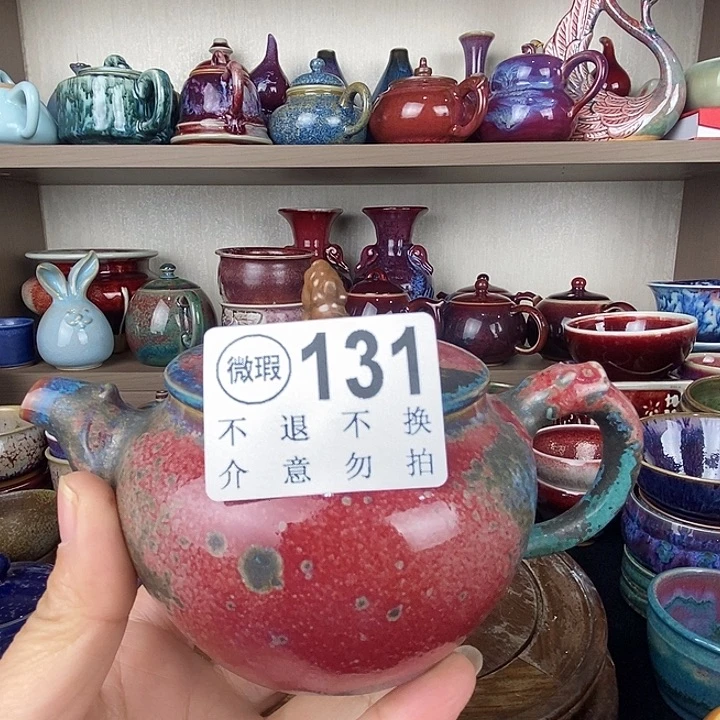 腊***粥茶盏中国神后钧瓷茶具处理