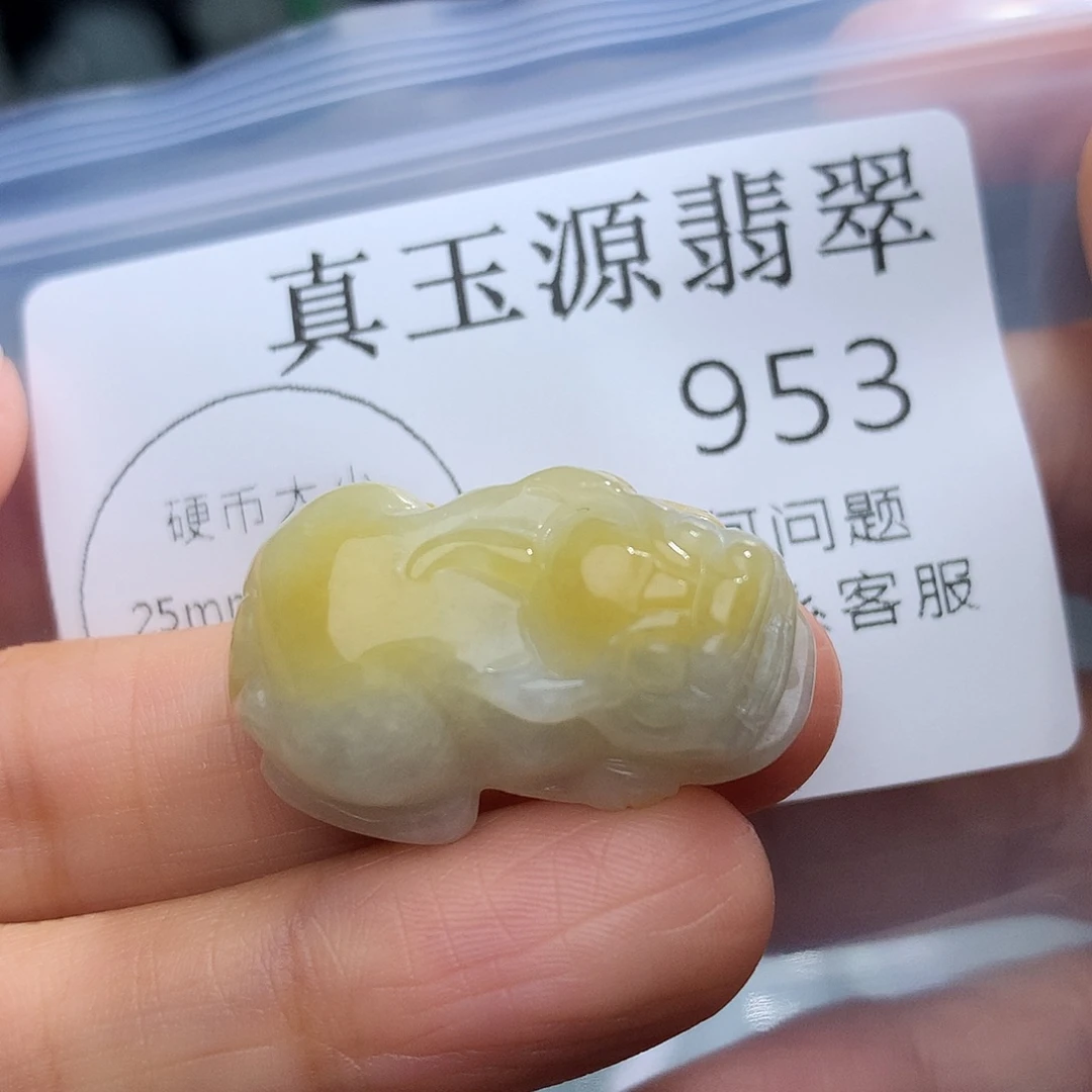 翡翠未镶嵌颈饰953