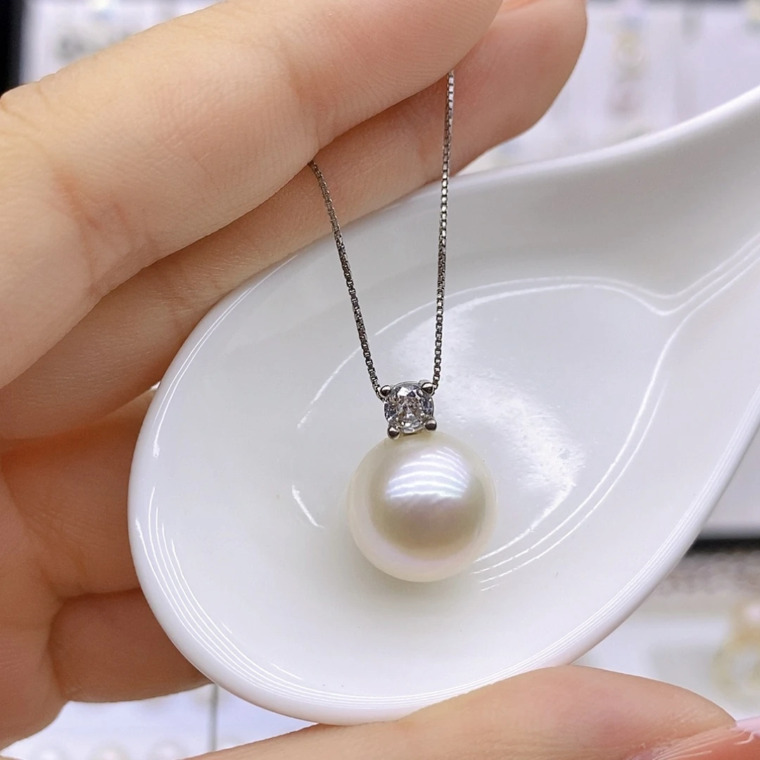 淡水珍珠未镶嵌吊坠(赠链)