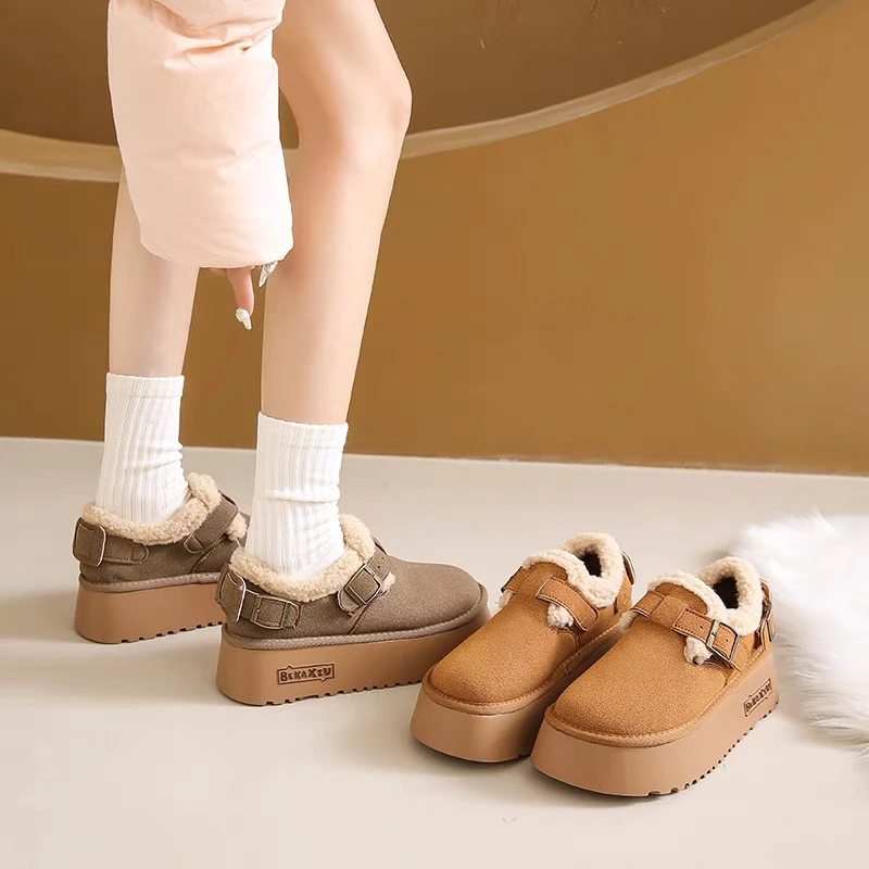 7773时尚百搭休闲厚底勃肯鞋7773