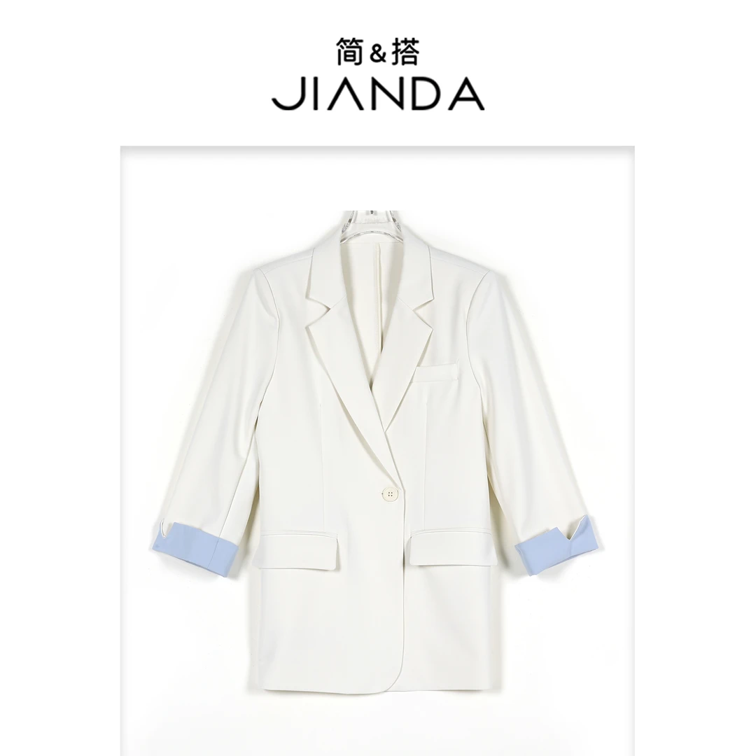 【千屿Sheila】拼色一粒扣星空西装251-XZ/0303-9912