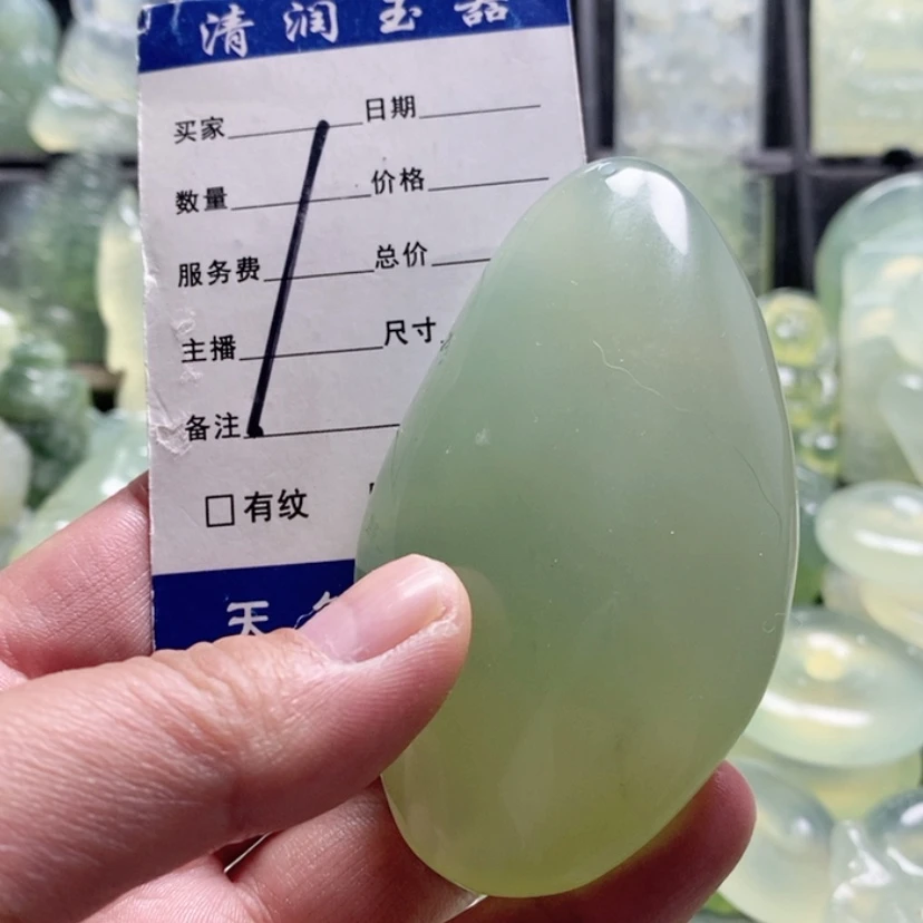 【闪购商品】合金蛇纹石玉手把件