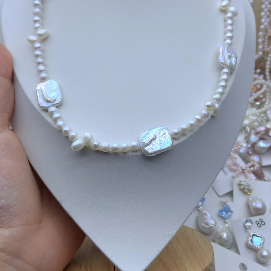 淡水珍珠未镶嵌耳饰