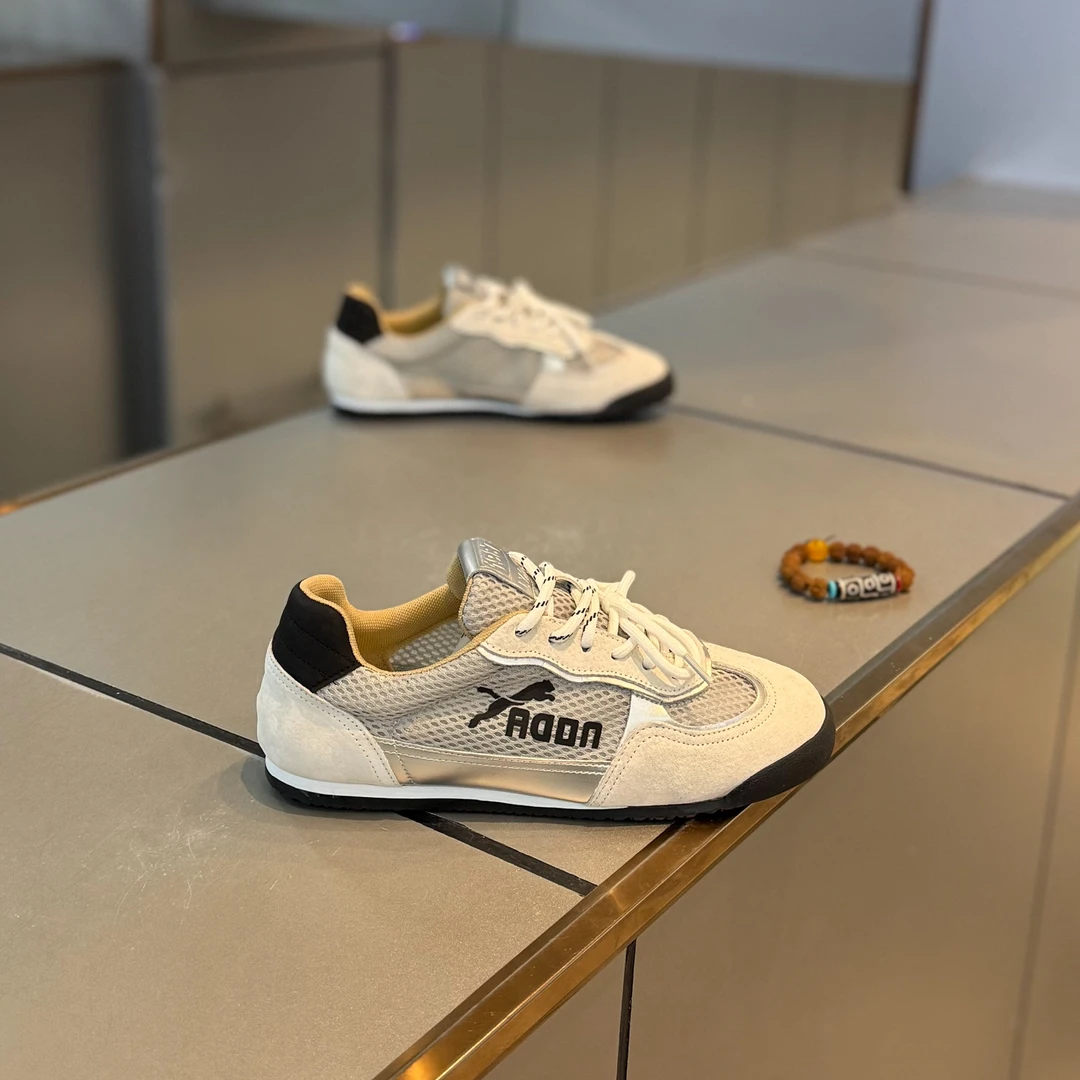 春夏新款男鞋轻奢痞帅高级感男士休闲鞋网面阿甘潮鞋国潮网红爆款