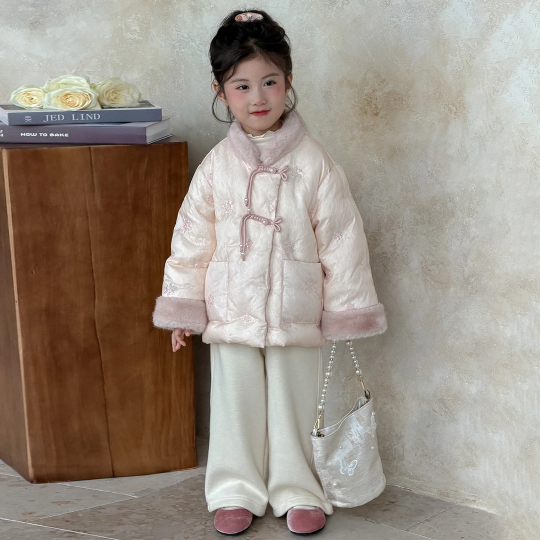 新中式国风羽绒服女款爆款2025新款国标90绒轻暖高级安心轻薄外套