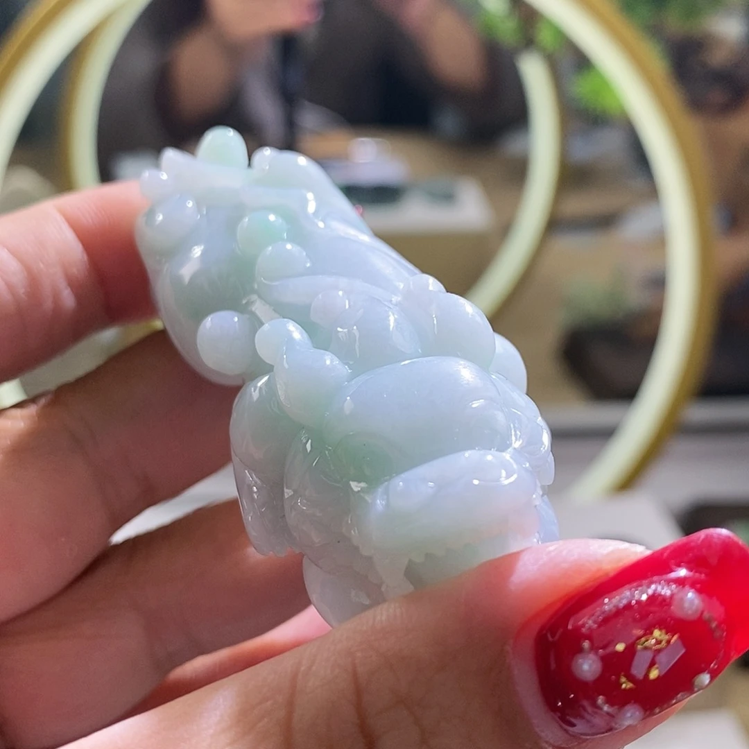 【闪购商品】翡翠颈饰未镶嵌貔貅