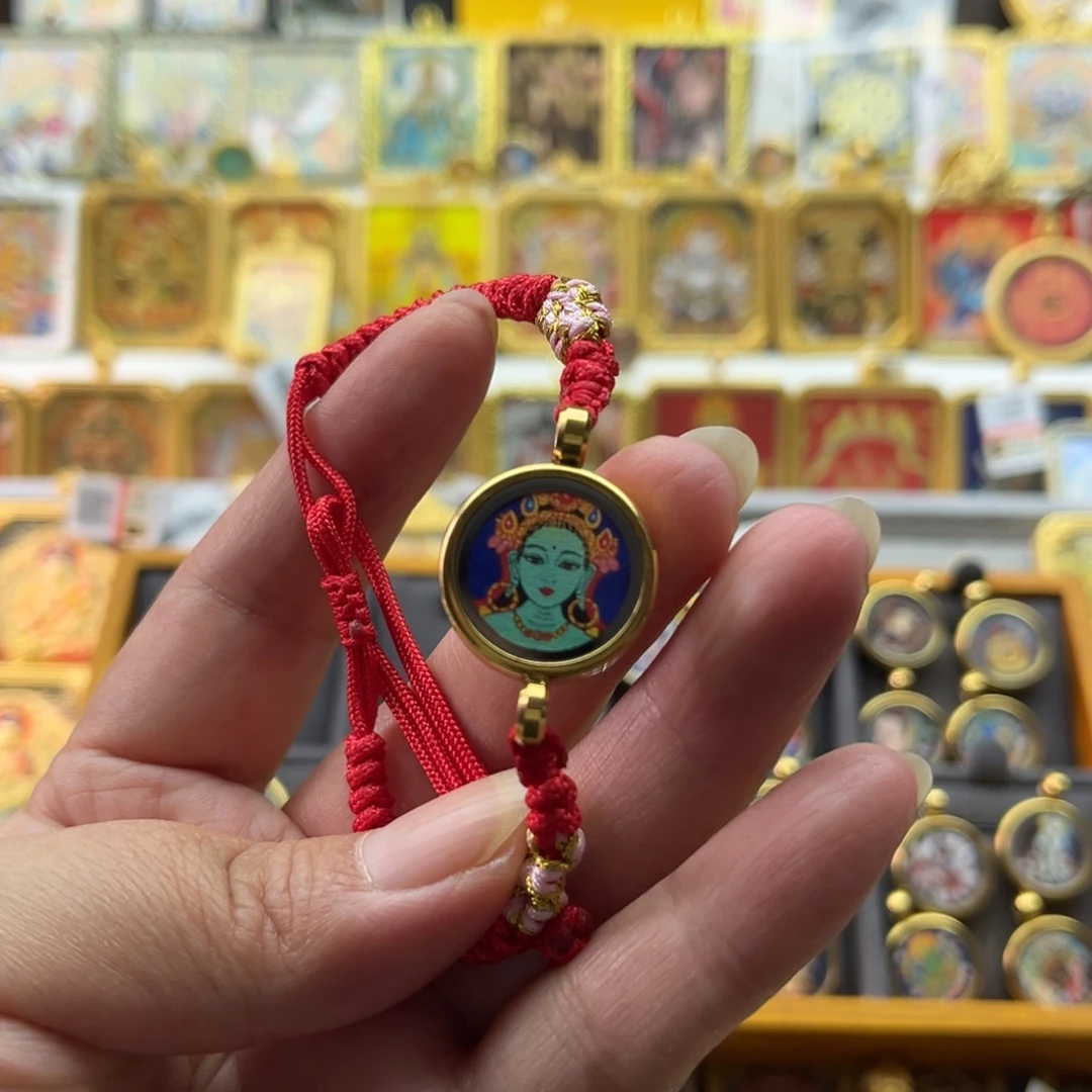 泡***.吊坠唐卡的历史悠久的