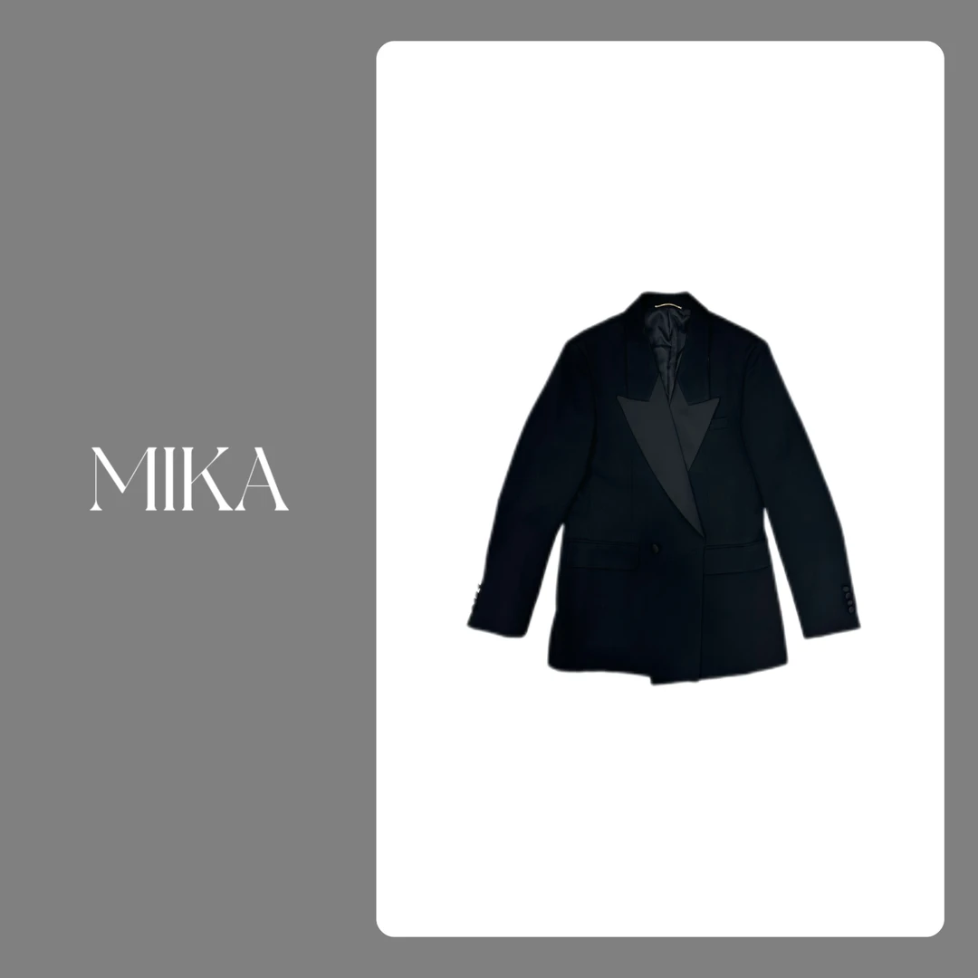 西装气质轻奢时尚休闲复古设计师秋冬9316