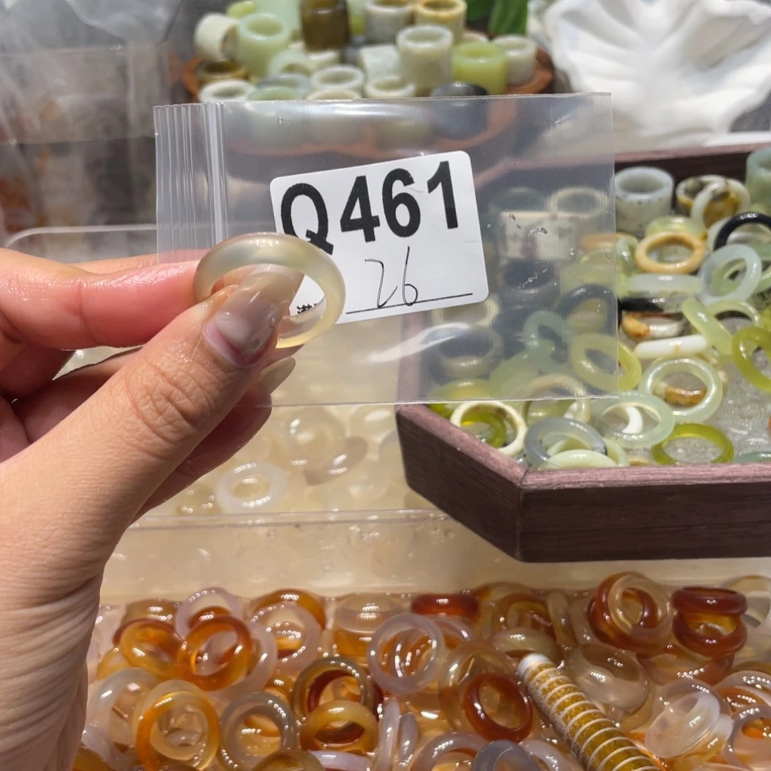 玛瑙/玉髓未镶嵌戒指461
