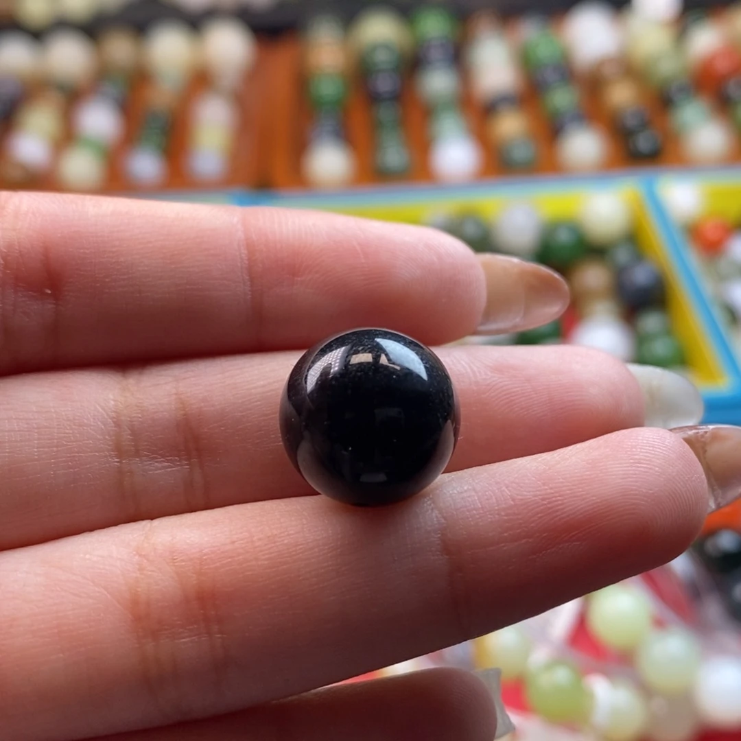 和田玉未镶嵌珠宝奇石福利聚墨青花单珠z14