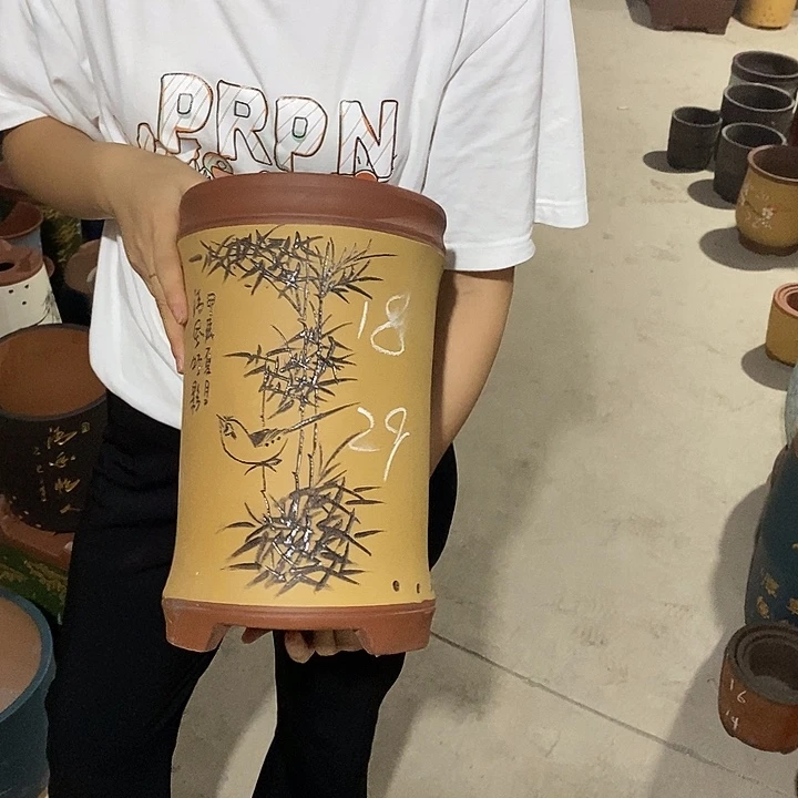 紫砂花盆紫砂花盆
