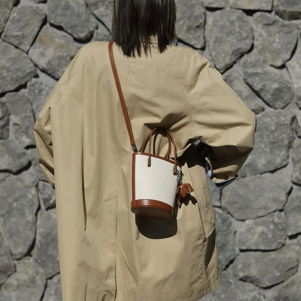 2025 新款拼接包包女高级感时尚精致手拎包百搭斜挎包5813