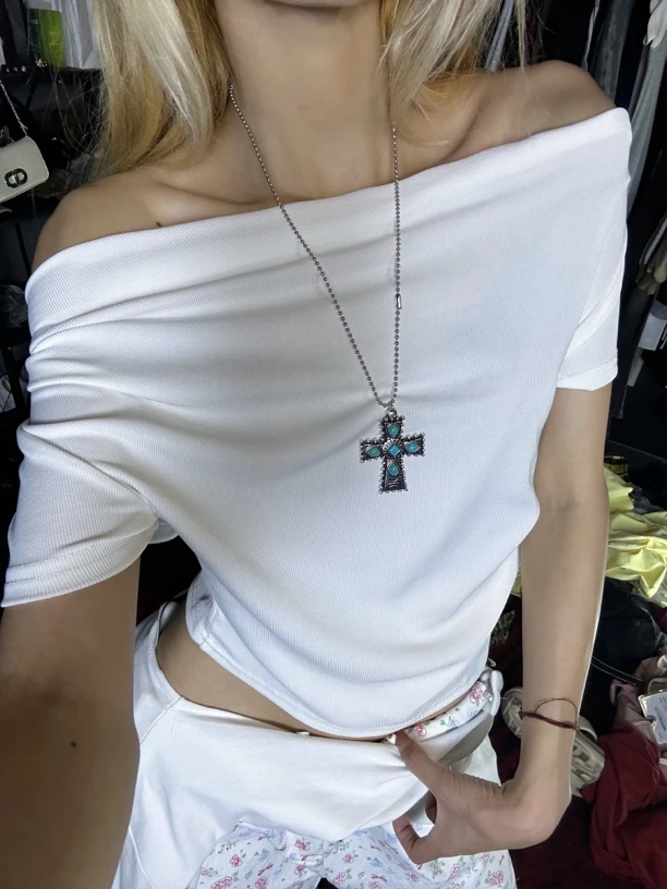 打底衫 高弹荡领