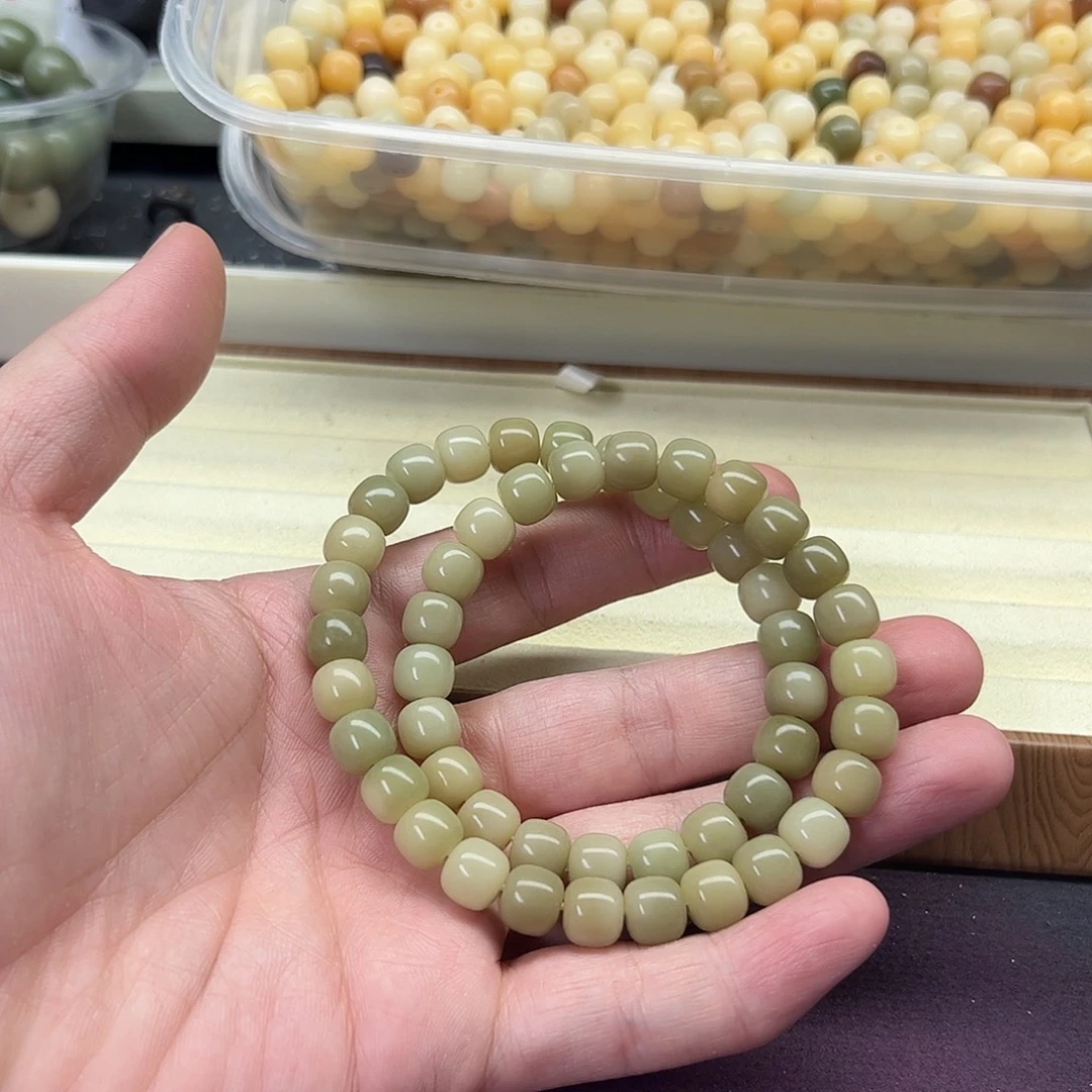 时***暖吊坠菩提根/象牙果9×8绒刨干磨双圈送三桶葫芦