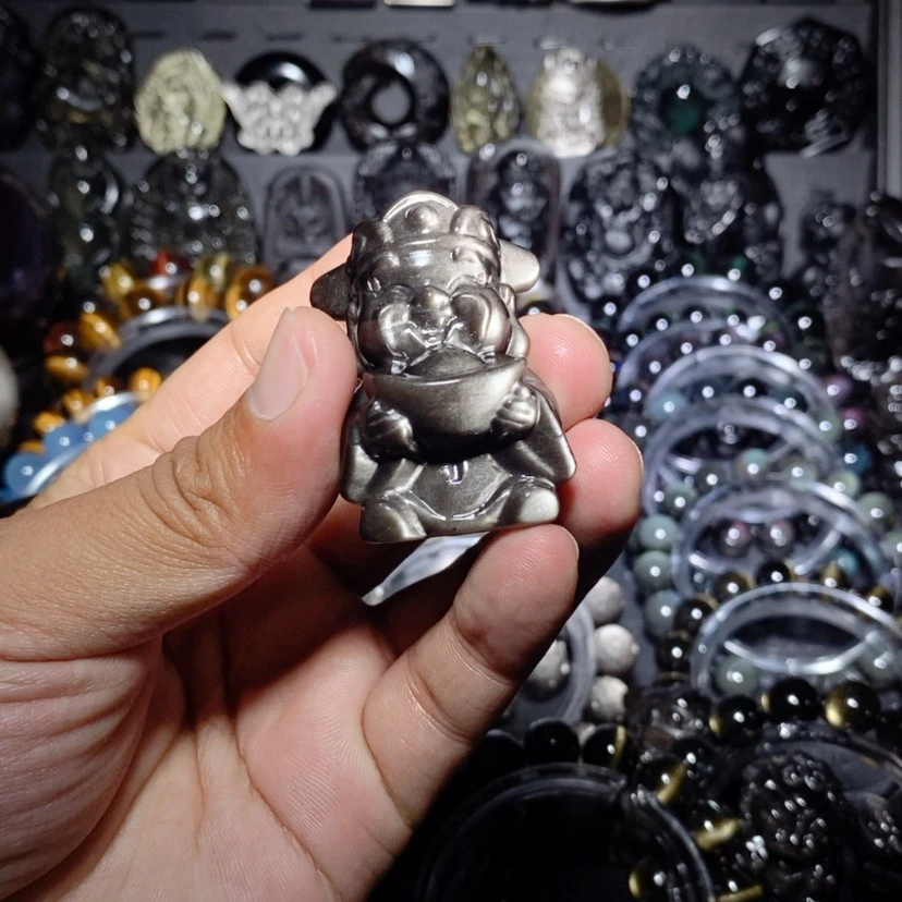 【闪购商品】黑曜岩吊坠(不含链)未镶嵌L***y