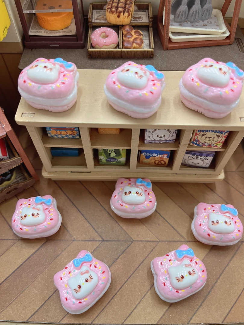 【彬彬定制-夹心饼干】高品仿真食玩创意diy树脂配件摆件饰品