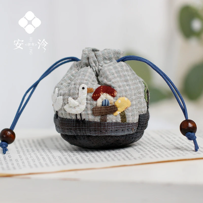 【材料包】大鹅小农场耳机包材料包（视频教程）未裁剪不含工具