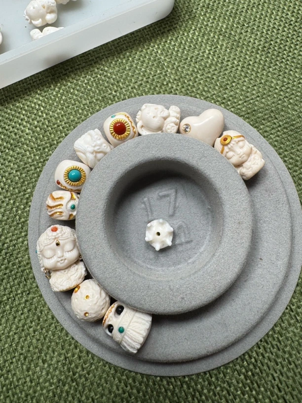 天然猛犸度母手串