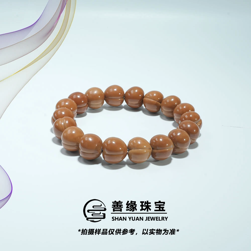 【善缘 】猴头核桃雕刻爆款屁桃（约15mm）纯手工高抛（多样性发）