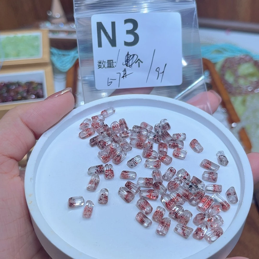 水晶珠宝半成品未镶嵌N3。