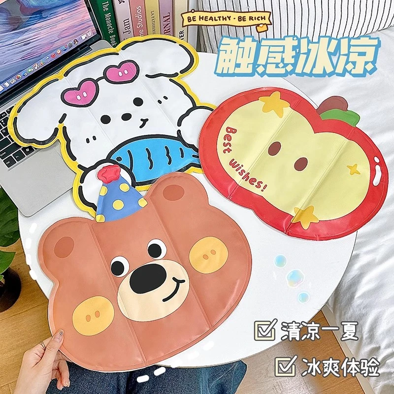 卡通夏季冰垫学生冰凉降温散热垫汽车坐垫免注水沙发宠物冰垫凉席
