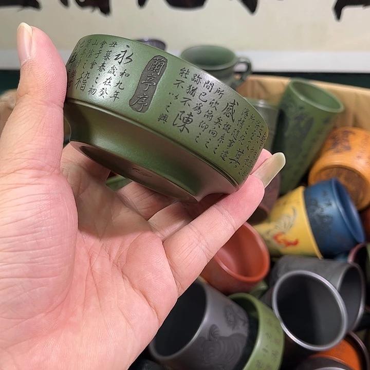 茶杯紫砂全手工紫砂主人杯