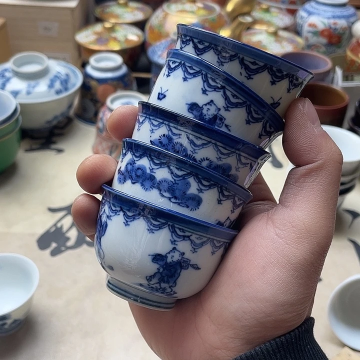 瓷片008 一人直播，看品直播间说序号