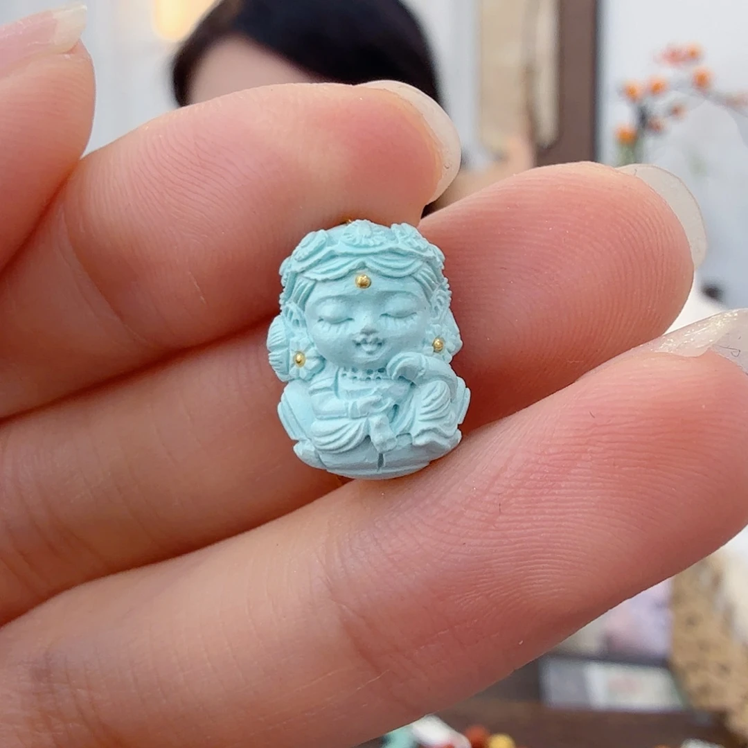 绿松石未镶嵌珠宝半成品