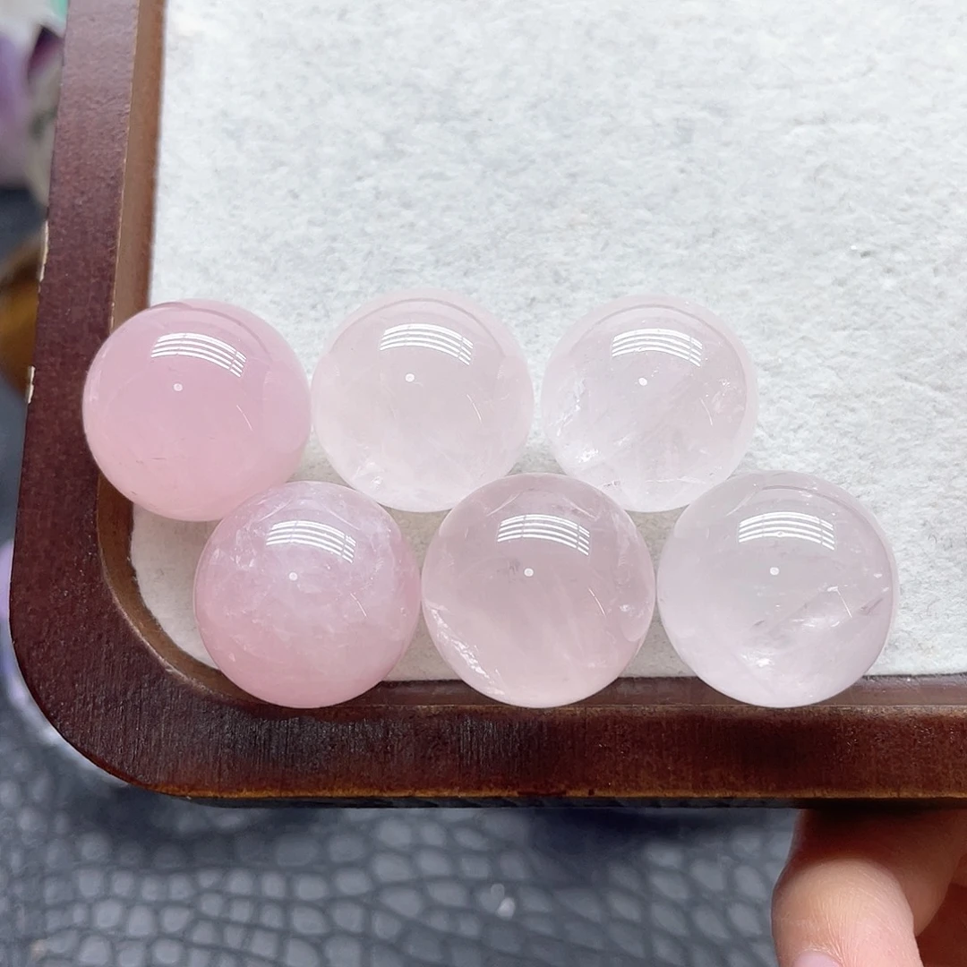 未镶嵌珠宝半成品发晶71粉晶单株卡2.2