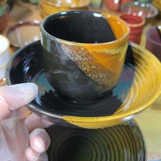 瓷片磁州窑五厂盘碗壶杯有瑕疵