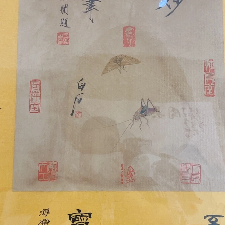 竖款天**6百事虫草框
