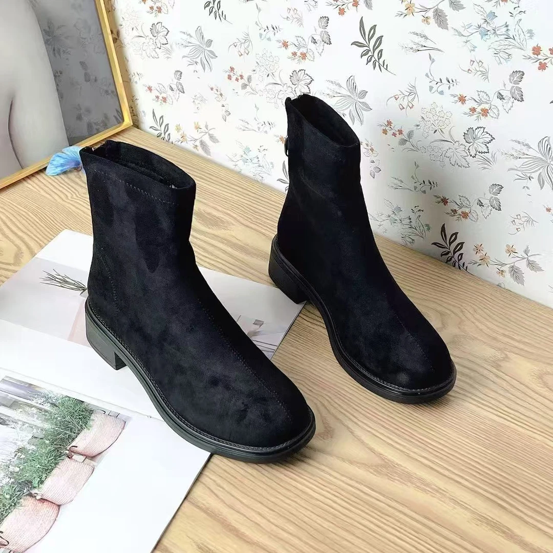 A918-1  秋冬新款时尚百搭时装靴加绒