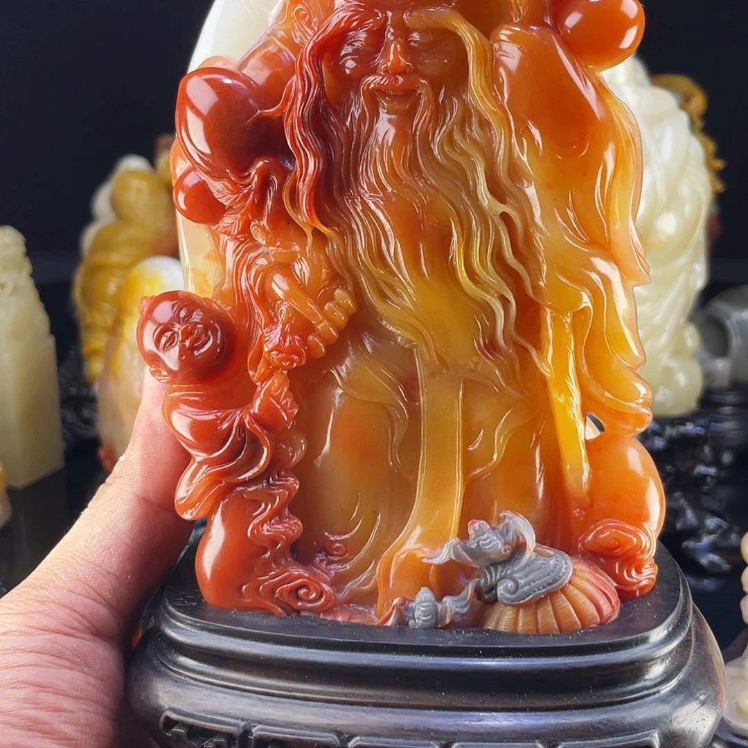 用***5寿山石寿山石雕刻