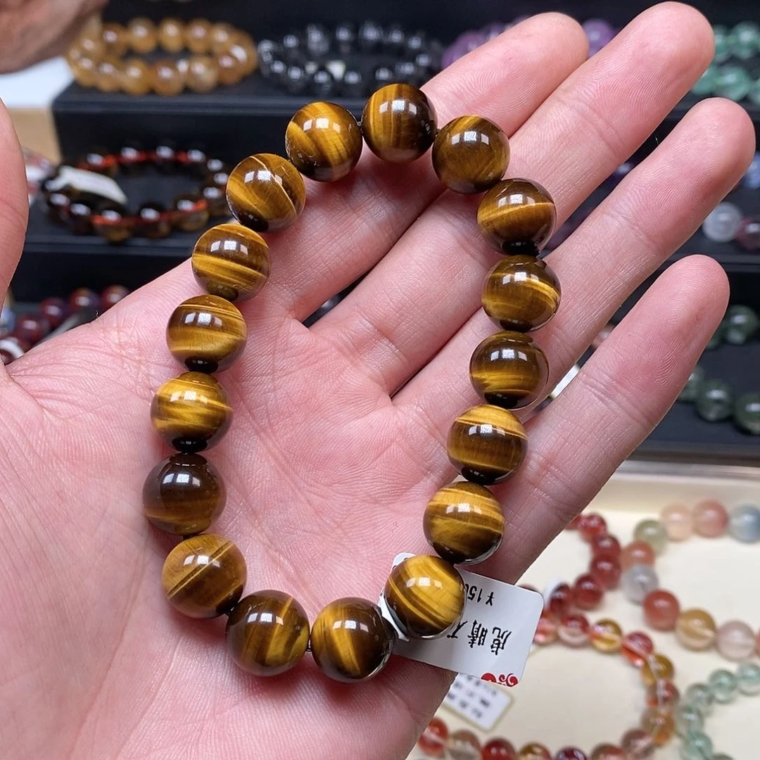 木变石（虎睛石）手链未镶嵌手串12.2