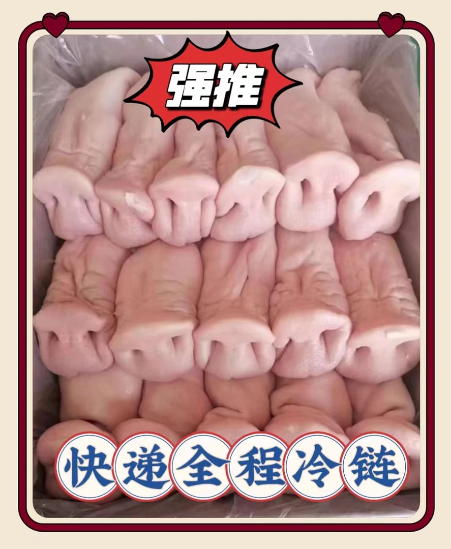 精品新鲜产品冷冻猪拱嘴  带箱20斤左右
