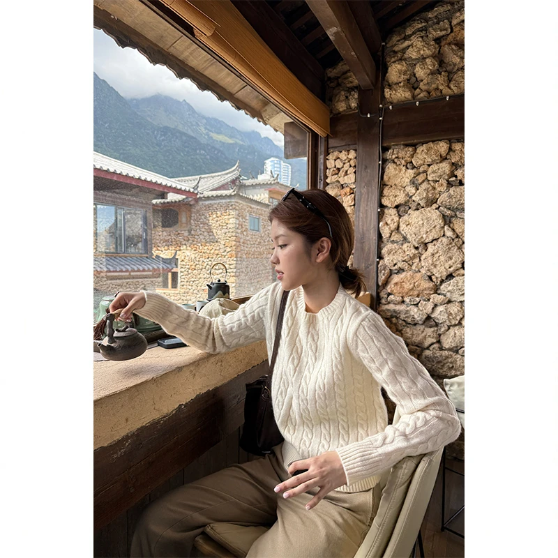 9.23号11:00直播上新 提前预约新品【温网老钱】毛衣女M37915TU53