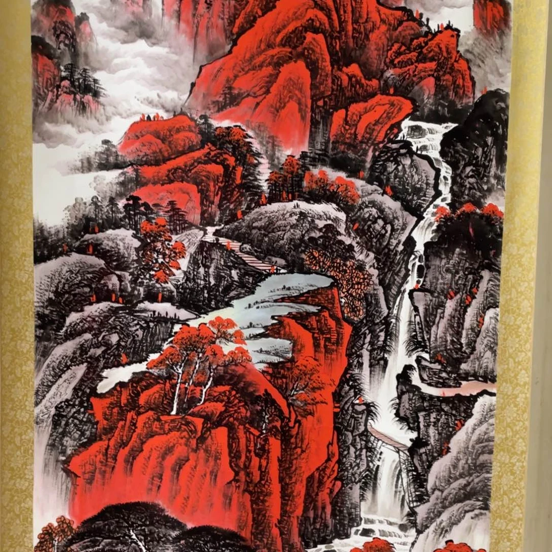 蓝***墨国画老师手笔手绘作品N