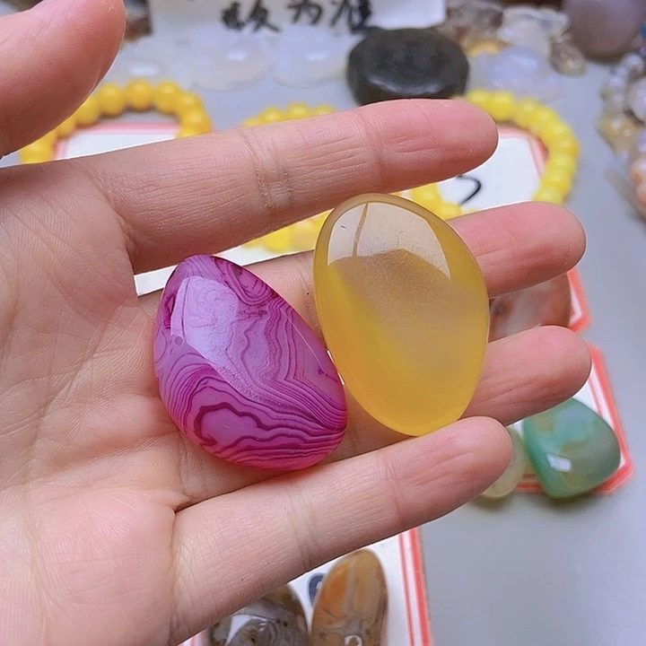 【闪购商品】未镶嵌玛瑙/玉髓珠宝半成品泽***0